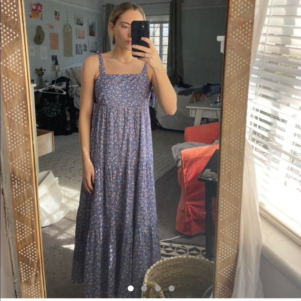 MADEWELL FLORAL MAXI DRESS